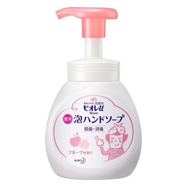 花王 ビオレu 泡ハンドソープ フルーツ ポンプ 250ml 花王 ビオレu 泡ハンドソープ ポンプ 250ml フルーツの香り : STAND