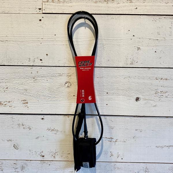 【CROW HALEY Surf leash】 MADE IN USA / REGULAR DOBLE SWIVEL 6ft CHSL001