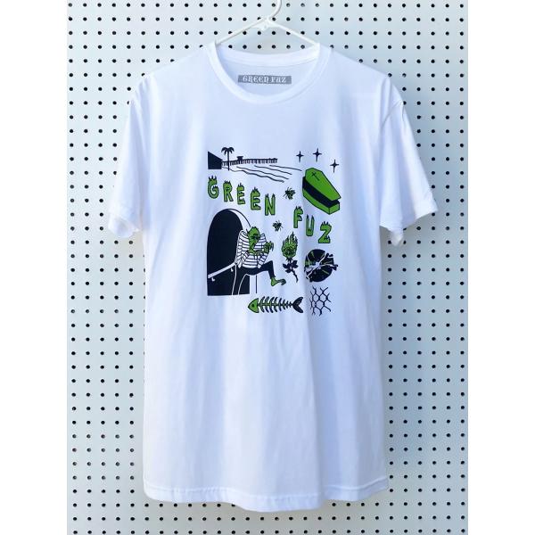GREEN FUZ COFFIN BREAK TEE ロゴTシャツ 半袖Tシャツ MADE IN USA