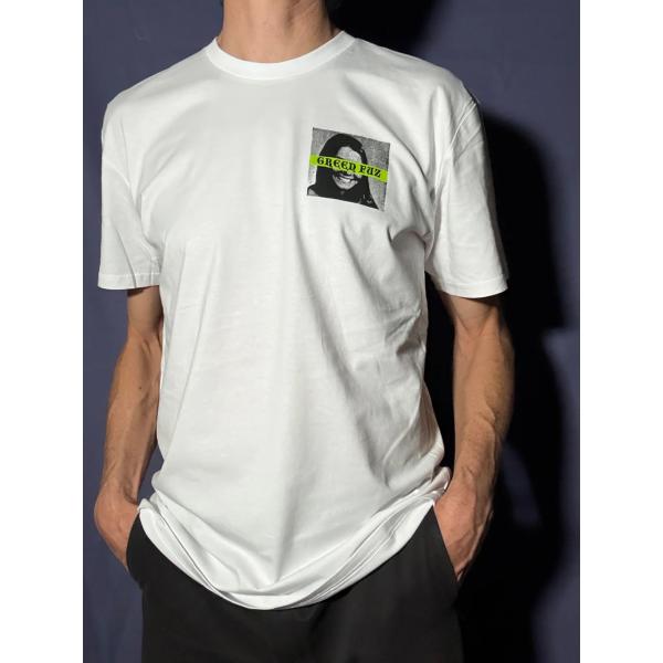 GREEN FUZ LOGO TEE WHITE ロゴTシャツ 半袖Tシャツ MADE IN USA  メンズ レディース サーフ スケート