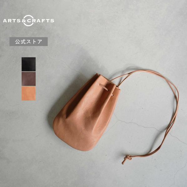 ポーチ アーツアンドクラフツ ARTS&amp;CRAFTS HORSE LEATHER DROP SHAPE POUCH S ドロップシェイプポーチS メンズ レディース