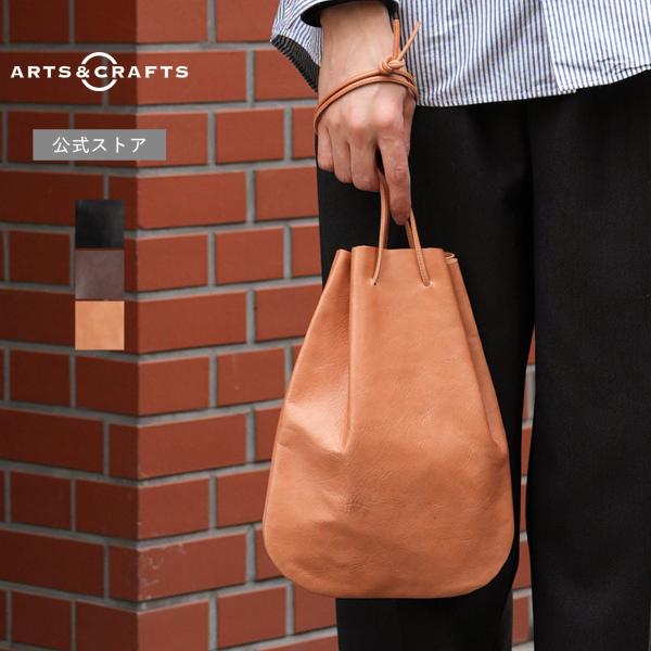 ポーチ アーツアンドクラフツ ARTS&amp;CRAFTS HORSE LEATHER DROP SHAPE POUCH M ドロップシェイプポーチM メンズ レディース
