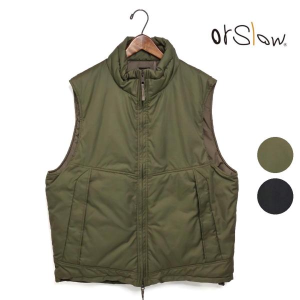 orSlow（オアスロウ） ☆メンズ Cotton Nylon Padded Vest コットン