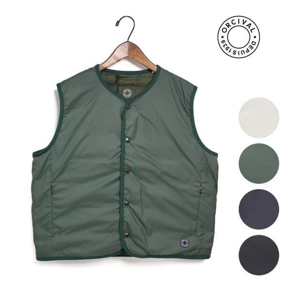 Orcival .オーシバル .レディース　.ダウンベスト　M star-bars_or-a0736dpr-szn