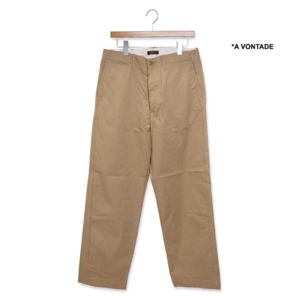 ★メンズ A VONTADE ア ボンタージ Type 45 Chino Trousers タイプ45 チノトラウザーズ 品番：VTD-0340-PT3 日本製
