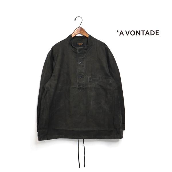 ★メンズ A VONTADE ア ボンタージ Mil Smock Jacket スモックジャケット プルオーバー ヘンリーネック 品番：VTD-0566-JK