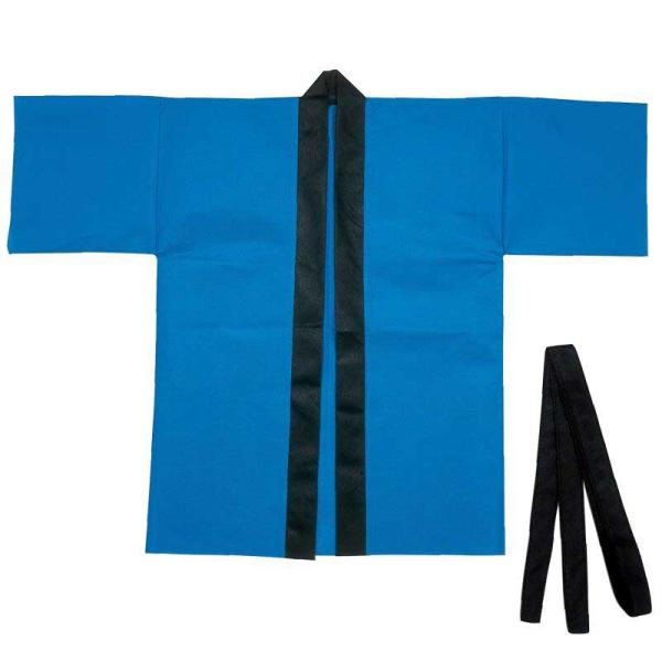 カラー豊富！軽くて丈夫な不織布ハッピ！安くて丈夫なハッピです。軽さと撥水性を持ち合わせた不織布製です。カラーが豊富なので、クラスやチーム、グループごとに色分けできます。帯付きなので、しっかりと着用可能です。不織布なので加工が簡単です。中学生...