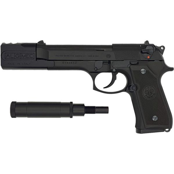 タナカ モデルガン ベレッタ 92FS プロフェッショナルコンプ Evo.2 ヘビーウエイト オールブラックモデル サプレッサー付き