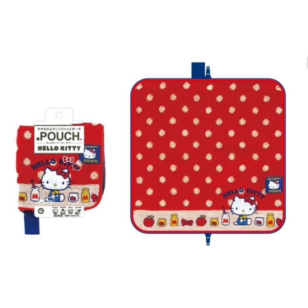 キティ　ジャガード　ボックス　ポーチ　タオル　まとめ売り キティ ジャガード ボックス ポーチ タオル まとめ売り