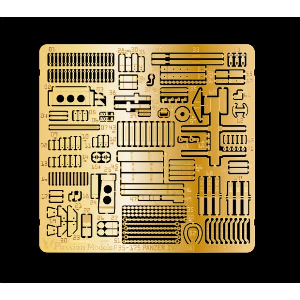 ●各OVM類を固定するクランプ類をパーツ化●消火器のホルダーをパーツ化●精密な造形でたるみ具合を再現できるチェーン●車体上部に付く小さなフックをパーツ化●2種類のペリスコープガードをパーツ化●車両前方の予備履帯ラックをパーツ化●車両前方両側...