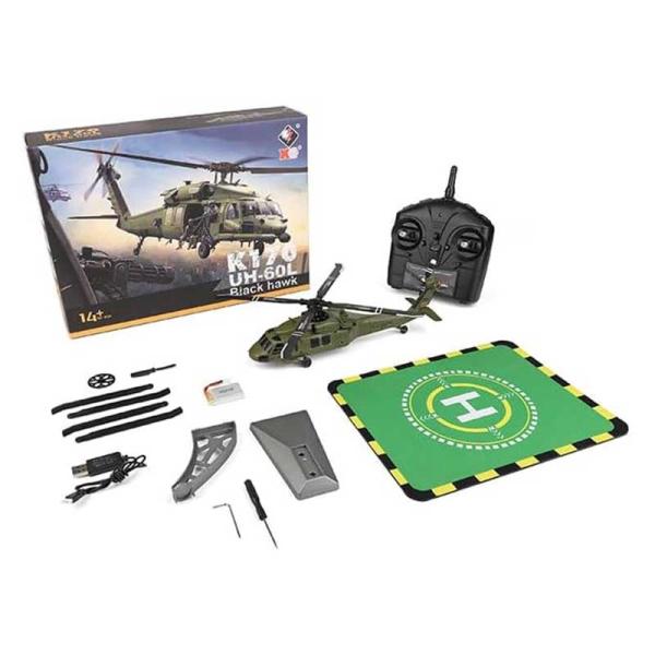 HiTEC（ハイテック） XK 2.4GHz 5CH ヘリコプター UH-60L ブラック
