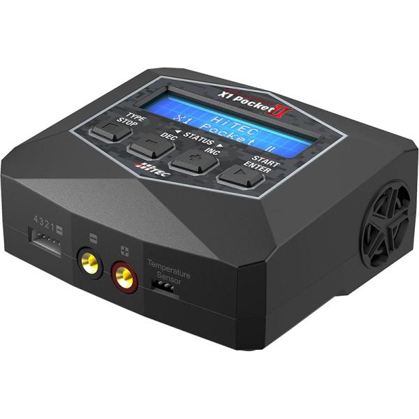 ハイテック ACバランス充放電器 X1 ポケット2 LiPo LiHV NiMH対応 電動ガン RC用 44306-B