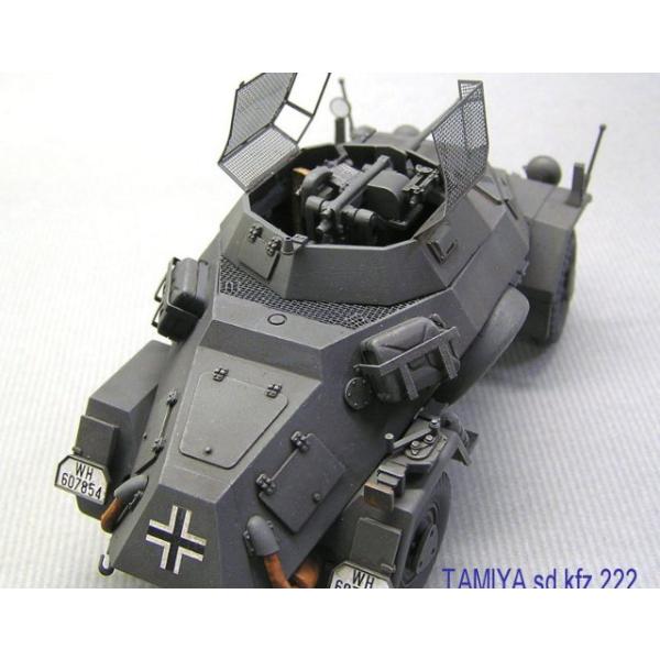 タミヤ1/35SD.KFZ.222用ハニカムグリルセットです。ジェリカンラックなどのパーツ付き。※この商品は塗装、組み立てが必要です。※プラモデル本体は別売りです。■キット内容：1セット■材質：ファイバー紙■メーカー：和巧検索ワード：ペーパ...