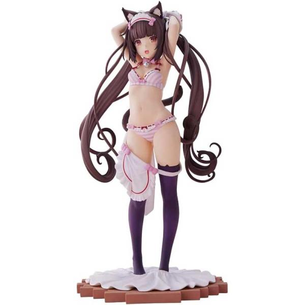 PLUM（プラム） フィギュア ネコぱら 1/7 ショコラ 着替えのひと時