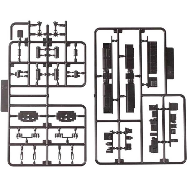 PLUM プラモデル 1/80 床下機器 国鉄新性能電車 中間車用 抵抗器、主制御器等 1両分 PP239