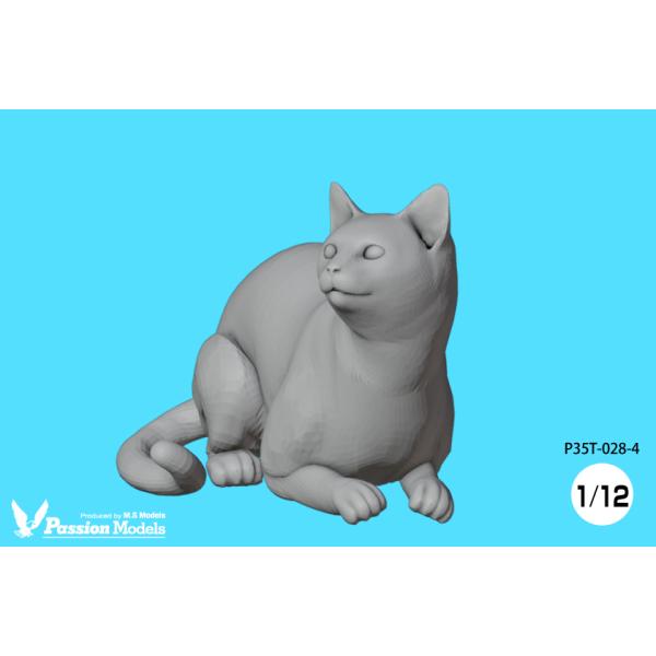 パッションモデルズ 1/12 猫好きが認めるネコ4 P35T-028-4 : エアガン