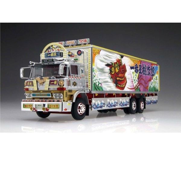 アオシマ プラモデル 1/32 トラック野郎 No.05 一番星 天下御免