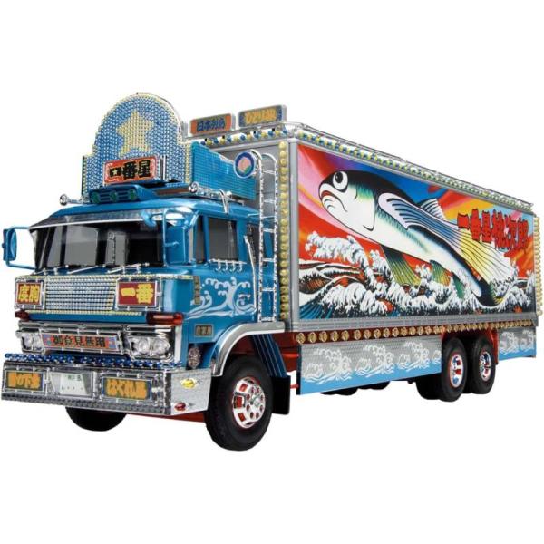 トラック野郎 アオシマ プラモデル 1/32 No.2 一番星 熱風5000