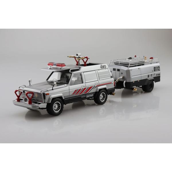 アオシマ プラモデル 1/24 西部警察 No.7 サファリ4WD＆タンク車