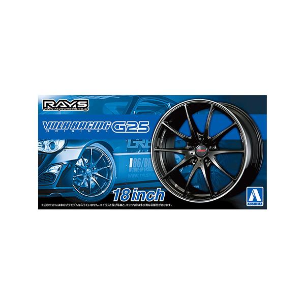 スポーツよりの車にぴったり。18インチ引っ張りタイヤが付属。・ホイール仕様：メッキ・18インチ ホイール 1台分・18インチ 引っ張りタイヤ 1台分・デカール・ポリキャップ※掲載されている画像は試作品です。※この商品は組み立て塗装が必要なプ...