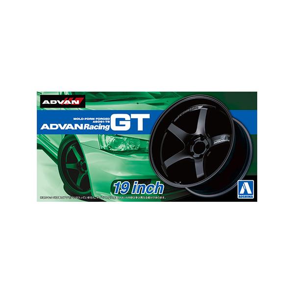 アオシマ プラモデル 1/24 ザ・チューンドパーツ No.35 アドバンレーシング GT 19インチ