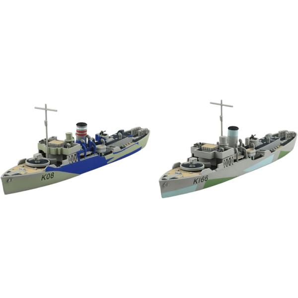 アオシマ プラモデル 1/700 ウォーターライン No.916 英国海軍 フラワー級コルベット