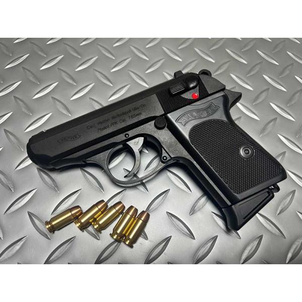 モデルガン ワルサーPPK・ブラックHW[マルシン工業] マルシン] ワルサー PPK Early 初期型 完成品 ブラックHW 発火