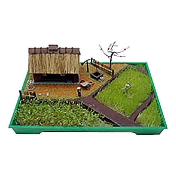 マイクロエース プラモデル 箱庭シリーズ No.1 1/100 農家 : エアガン