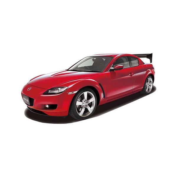フジミ模型 1/24 インチアップ マツダRX-8 タイプS GT・Wウィング付き