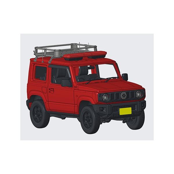 フジミ模型 1/24 インチアップ スズキ ジムニー JB64 消防広報車/志太北広報1