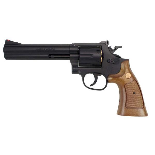 クラウンモデル S&W M586 6インチ ブラック 10才以上用エアリボルバー 10歳以上 エアガン