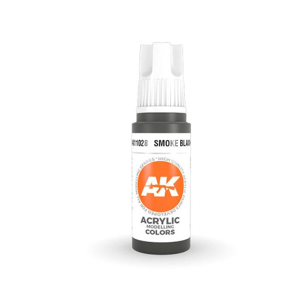AKインタラクティブ アクリル塗料 AKアクリル3G スモークブラック AK11028