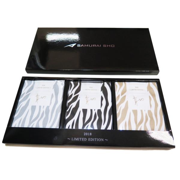サムライ翔 哀川翔 サイン入り メガネ拭き 3カラーセット 2018 Limited
