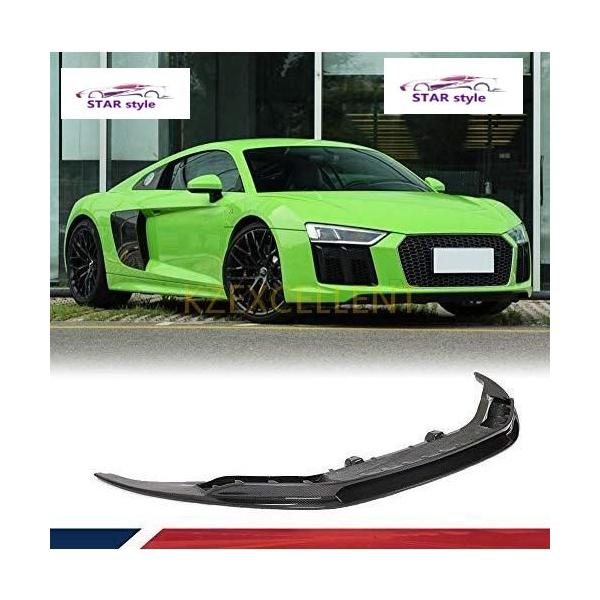 Audi R8 V10 Gen 2 Coupe Spyder Convertible 2-Door フロントスポイラー フロントバンパープロテクター 耐久性 傷