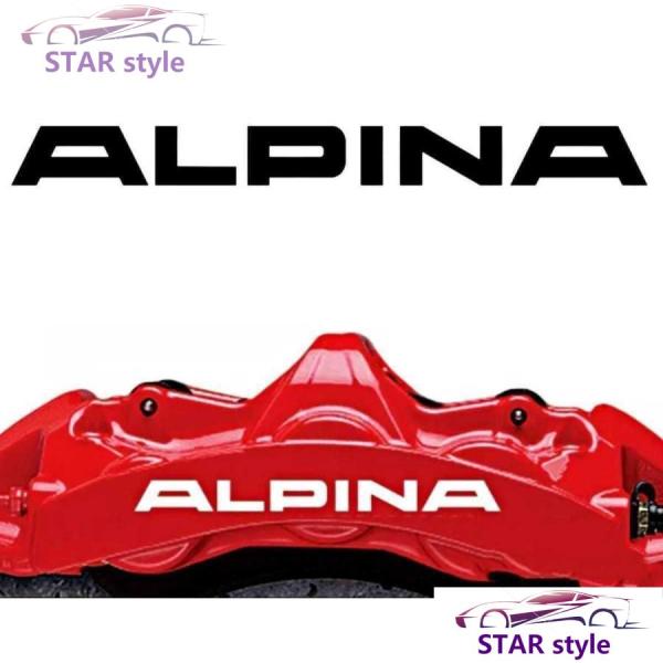 激レア BMW ALPINA カスタム 耐熱デカール ステッカー ☆ ブレーキキャリパー / カバー ドレスアップ D3 B3 D4 D5 XD3 XD4