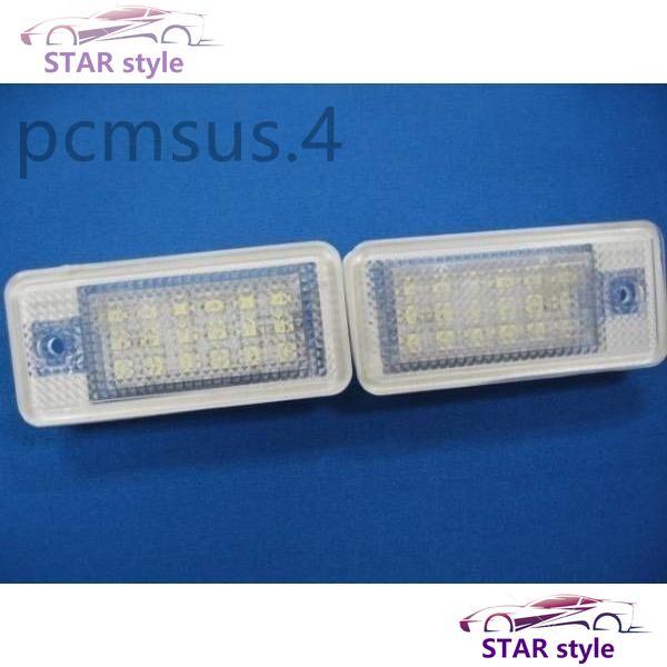 アウディ汎用 抵抗付き/球切れキャンセラー付き/高輝度LEDナンバーライト/ライセンスランプ/A3 S3 A4 S4 A8 S8 A6 S6 RS4/人気商品/