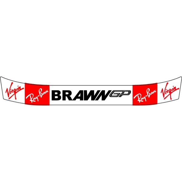 �w�����b�g�o�C�U�[�X�e�b�J�[ BRAWN GP �u���E��GP ���b�h�ibrown-09v-m�j
