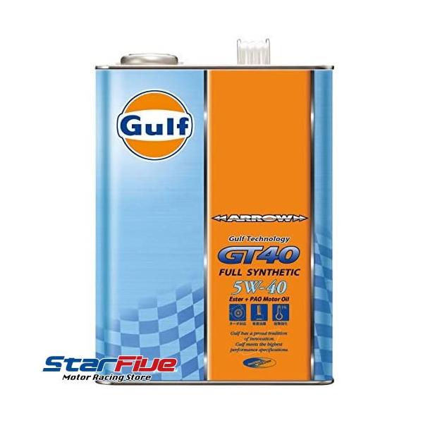 Kt GWIC A[GT40 5W-40 4L w Gulf ARROW