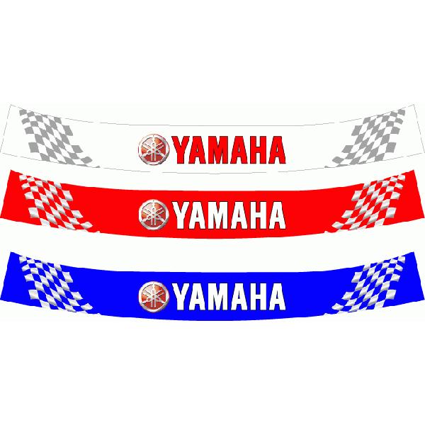 ヘルメットバイザーステッカー YAMAHA ヤマハ 02（b-y2