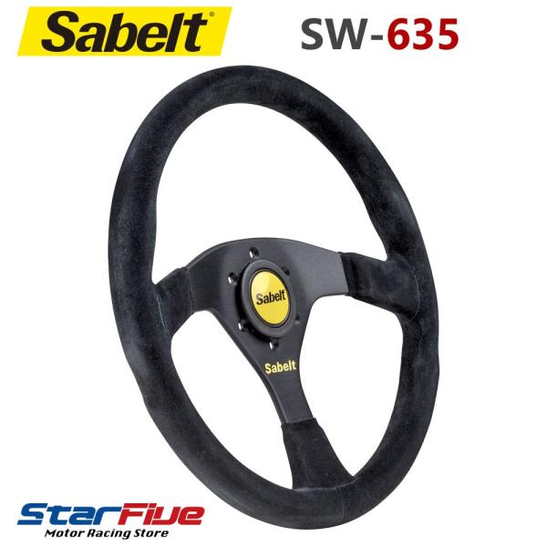 sabelt（サベルト） ステアリング SW-635 スウェード 350mm フラット
