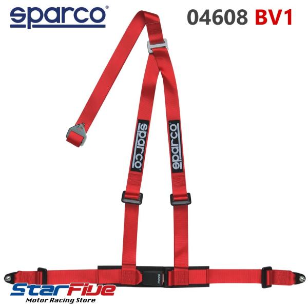 スパルコ 3点式シートベルト 04608 BV1 ツーリングカー用 ボルト固定 ECE規格 Sparco