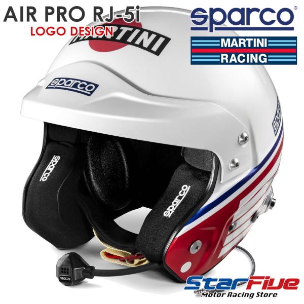 【未使用】MARTINI ジェットヘルメット バイク サイズL star5_sparco-martini-aiprorj5i