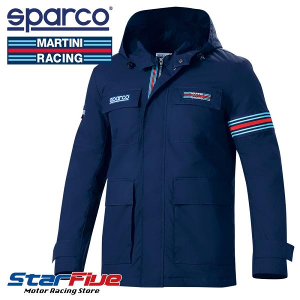 XpR×}eB[j[VO tB[hgbNWPbg FIELD TRACK JACKET Sparco MARTINI RACING
