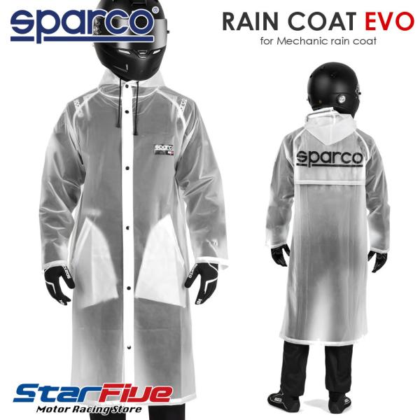 �X�p���R ���C���R�[�g RAIN COAT EVO Sparco 2025�N�p�����f��