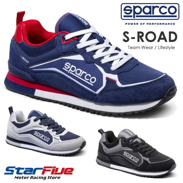 スパルコ  S-ROAD（エスロード）は、快適な履き心地のランニングスタイルスニーカーです。通気性と耐久性を重視した作りで、長時間の着用時にも快適な履き心地を提供します。■商品特徴・軽くて耐久性に優れたマイクロファイバー性アッパー素材を採用...