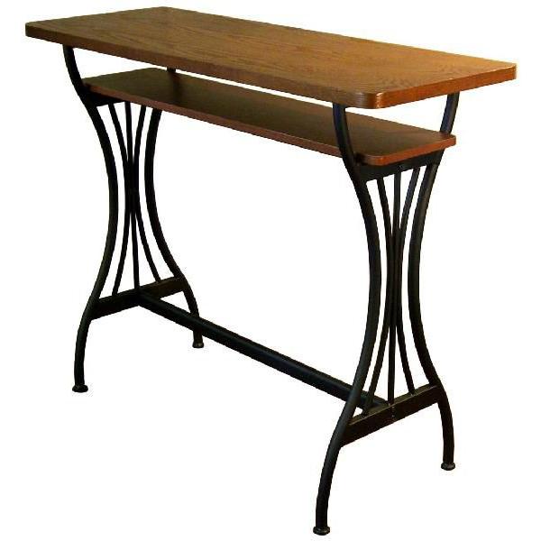 カウンターテーブル バーテーブル ハイテーブル 幅150cmタイプ アンティークデザイン ミッドセンチュリー ブルックリンスタイル at