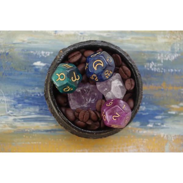 アストロダイス 惑星 星座 12面 可愛い 占星術 アストロダイス占い 多面体ダイス 12面ダイス ３個セット タロットクロス付属 送料無料 Qp6p4yfiax 占い 開運 Lasermedica Org