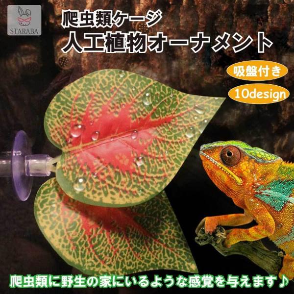 この人工植物は爬虫類の自然環境と隠れ場所を作るように設計されています。あらゆる種類のテラリウムと組み合わせて、爬虫類テラリウムの装飾、両生類の飼育ケース内装に使用できます。 リアルな装飾植物は生息地をより活気に満ちたカラフルなものにするだけ...