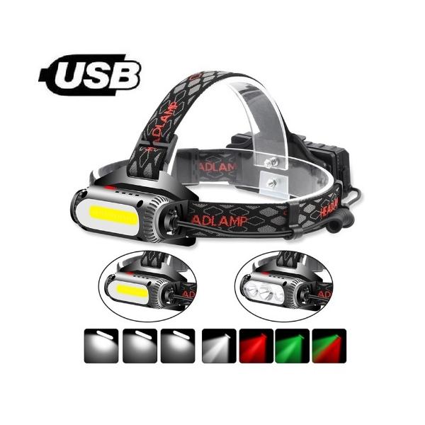 ヘッドライト 充電式 最強ルーメン ＬＥＤ 8000ルーメン　ヘッドランプ 登山 釣り アウトドア 防水 調節可