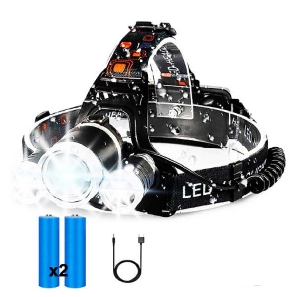 ヘッドライト LED 充電式 最強ルーメン LEDライト ヘッドランプ 10000ルーメン 釣り 登山 自転車 ジョギング